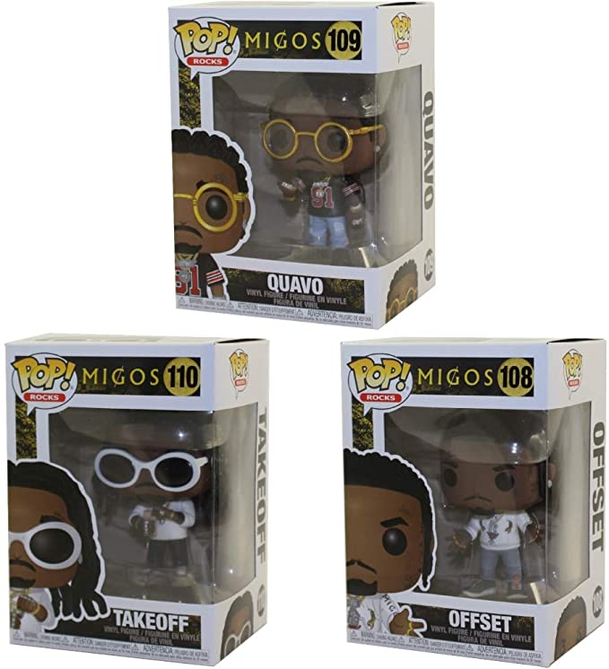 Set Of 3 Migos (Offset 108, Quavo 109, Takeoff 110)