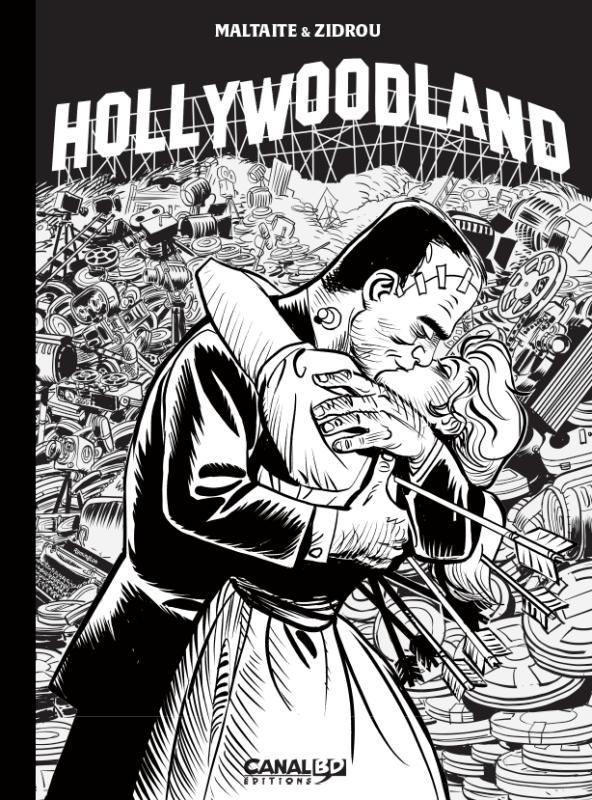 HOLLYWOODLAND TIRAGE NOIR ET BLANC