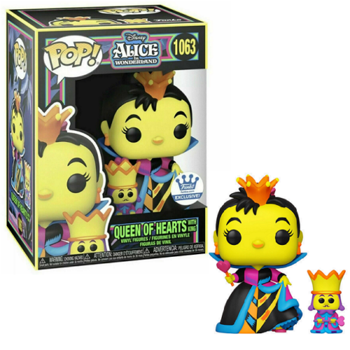 Queen Of Hearts With King (Black Light) 1063