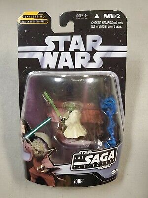 Yoda The Saga Collection SW Attack Of The Clones (emballage abimé)