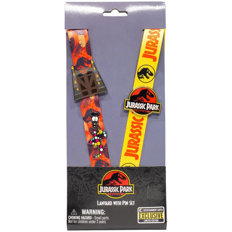 Jurassic Park Lanyard With Pin Set