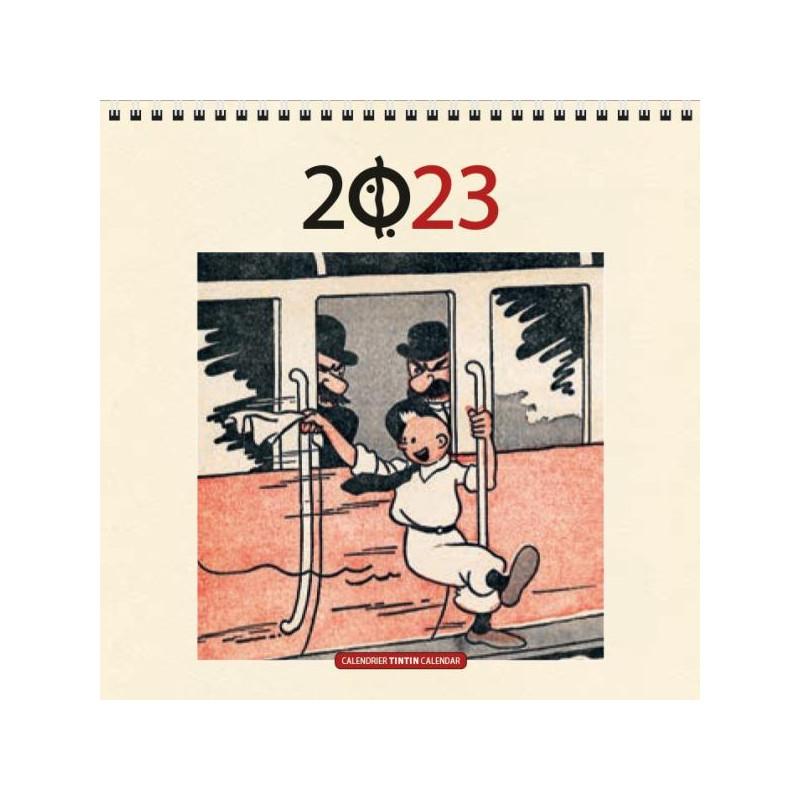 CALENDRIER TINTIN 2023 GRAND FORMAT