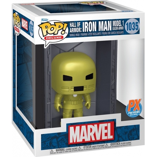 6'' Hall Of Armor: Iron Man Model 1 Golden Armor 1035