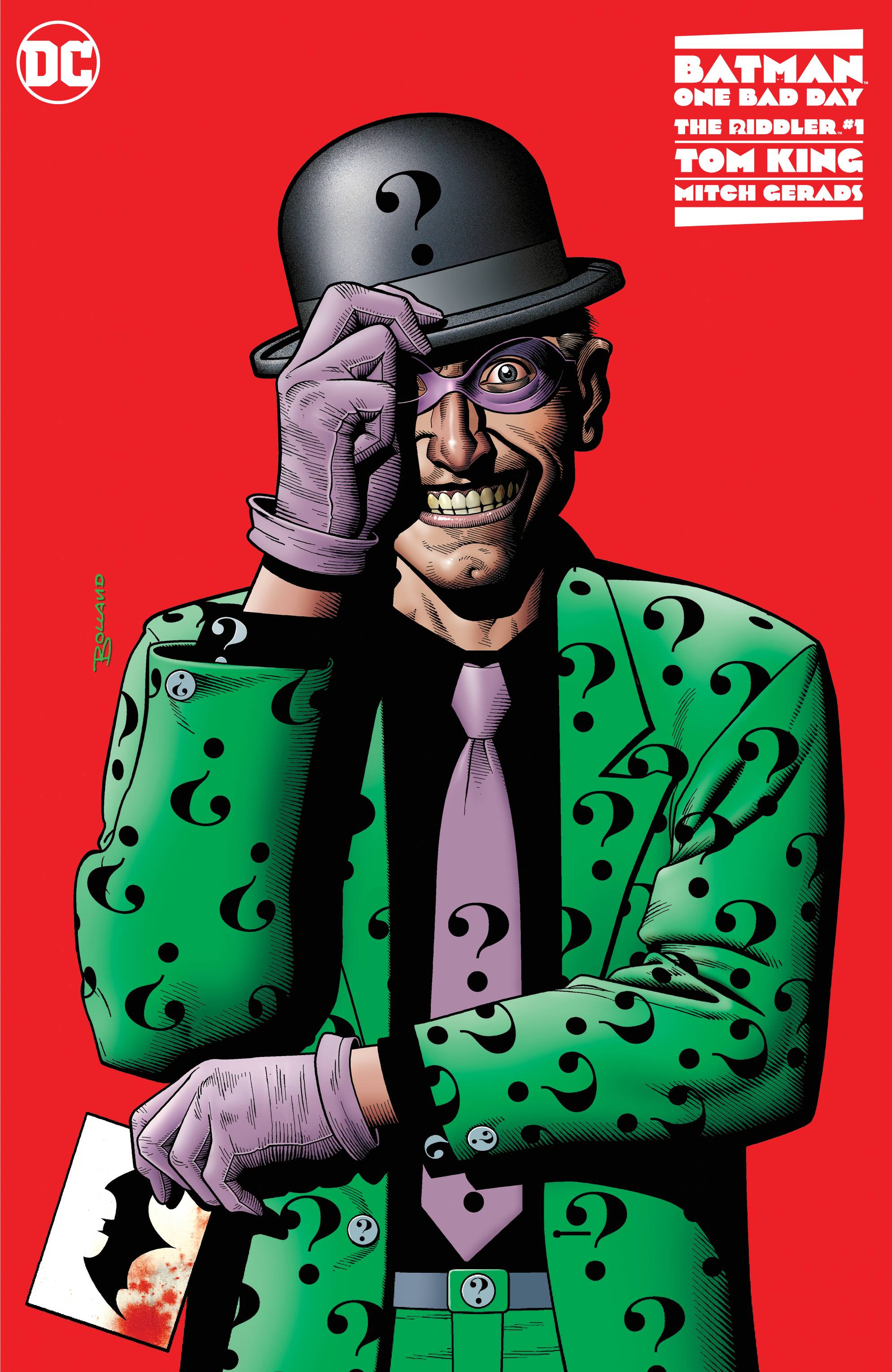 BATMAN ONE BAD DAY THE RIDDLER #1 (ONE SHOT) CVR E 1:100 BOLLAND VAR