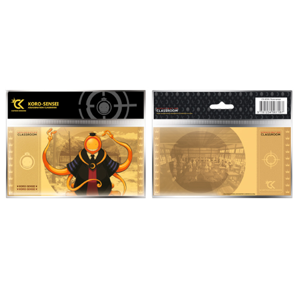 Golden Ticket Assassination Classroom Koro-Sensei #4 Orange Rond