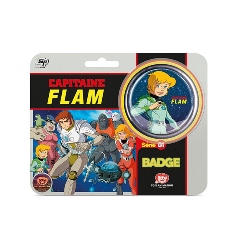 Capitaine Flam Badge Blister Ken 5,6cm