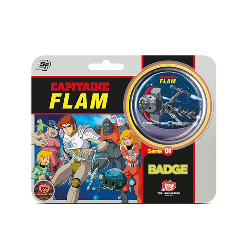 Capitaine Flam Badge Blister Le Cyberlab