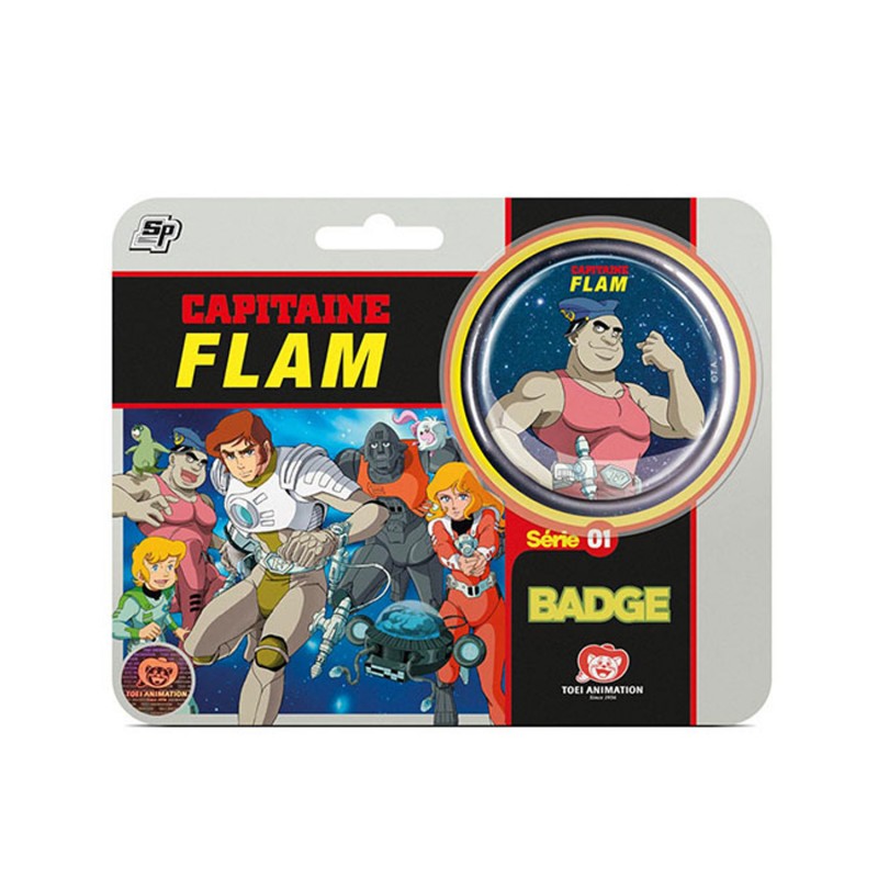 Capitaine Flam Badge Blister Mala 5,6cm