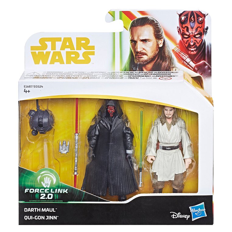 Darth Maul Qui-Gon Jinn 2-Pack