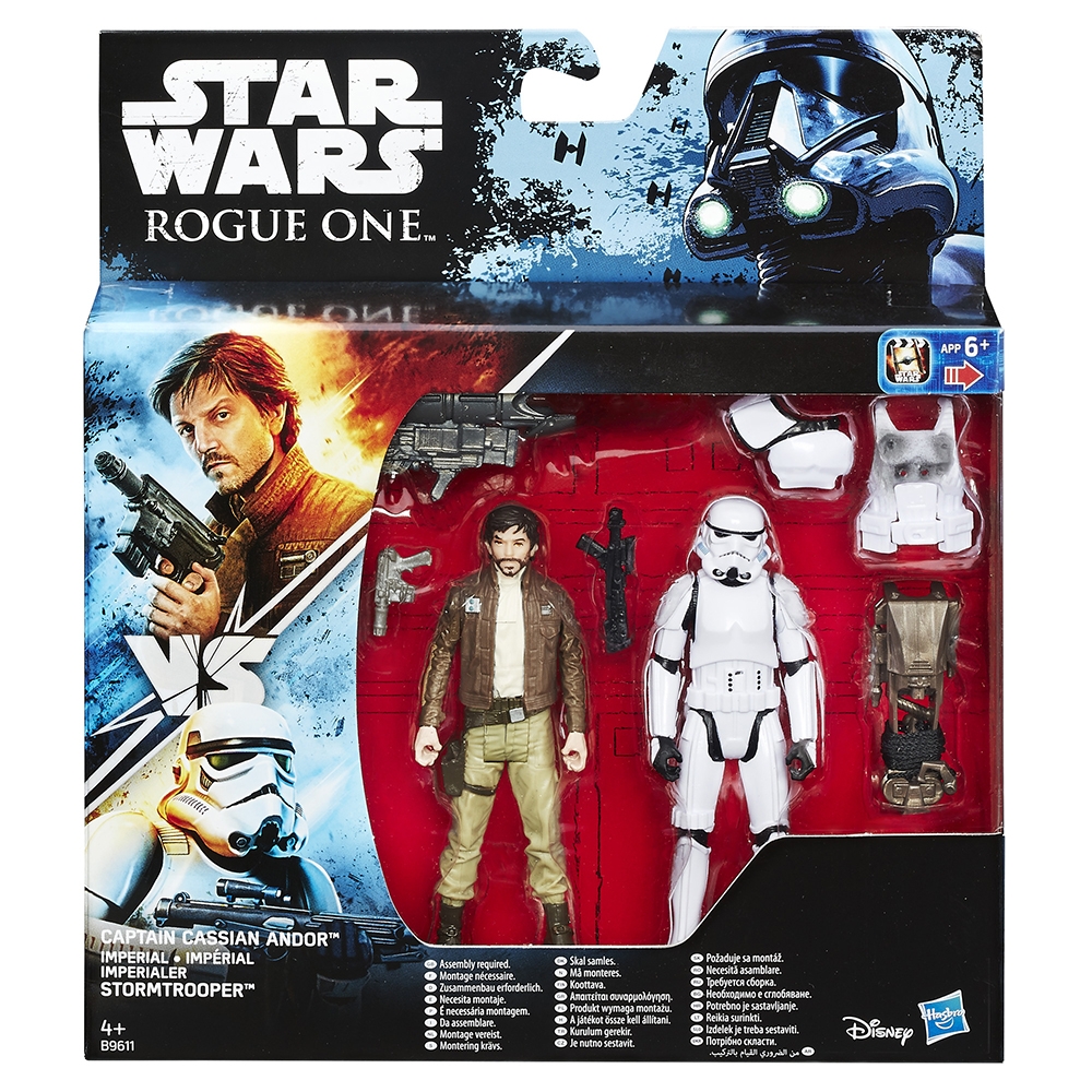 Captain Cassian Andor And Impérial Stormtrooper 2-Pack