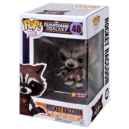 Rocket Racoon Flocked 48