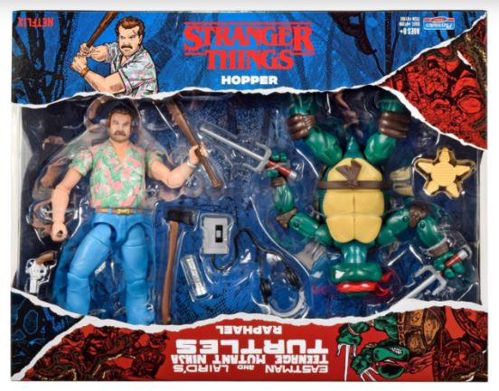 Stranger Things Hopper X TMNT Raphael