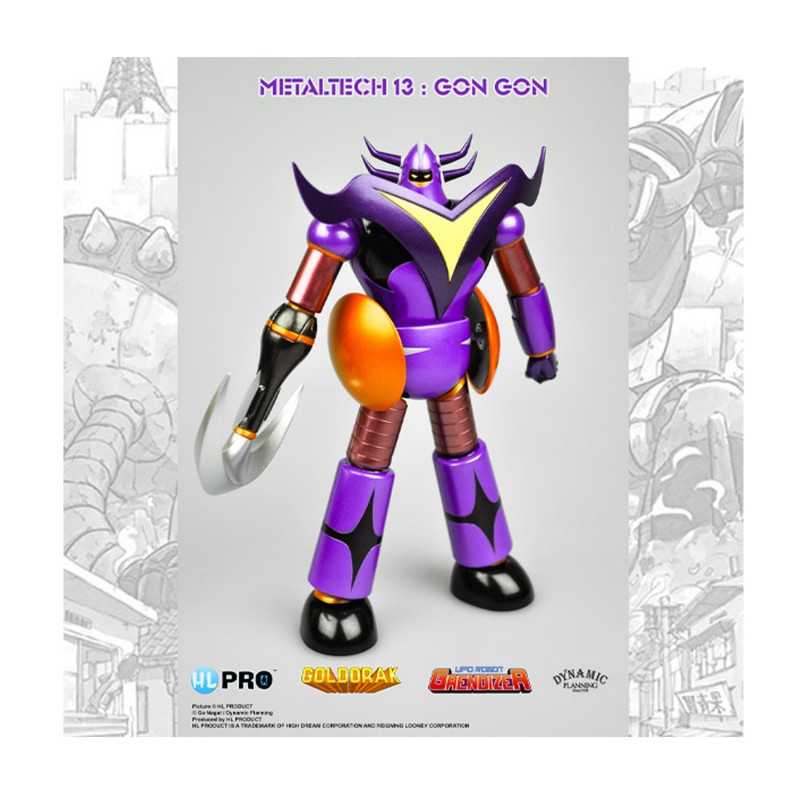 Goldorak GON GON MetalTech #13 Metallic Version