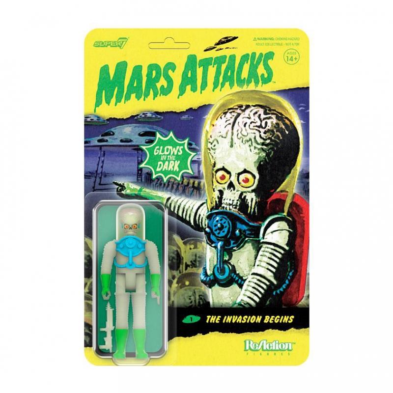 Reaction Mars Attacks The Invasion Begin (Glows In The Dark)