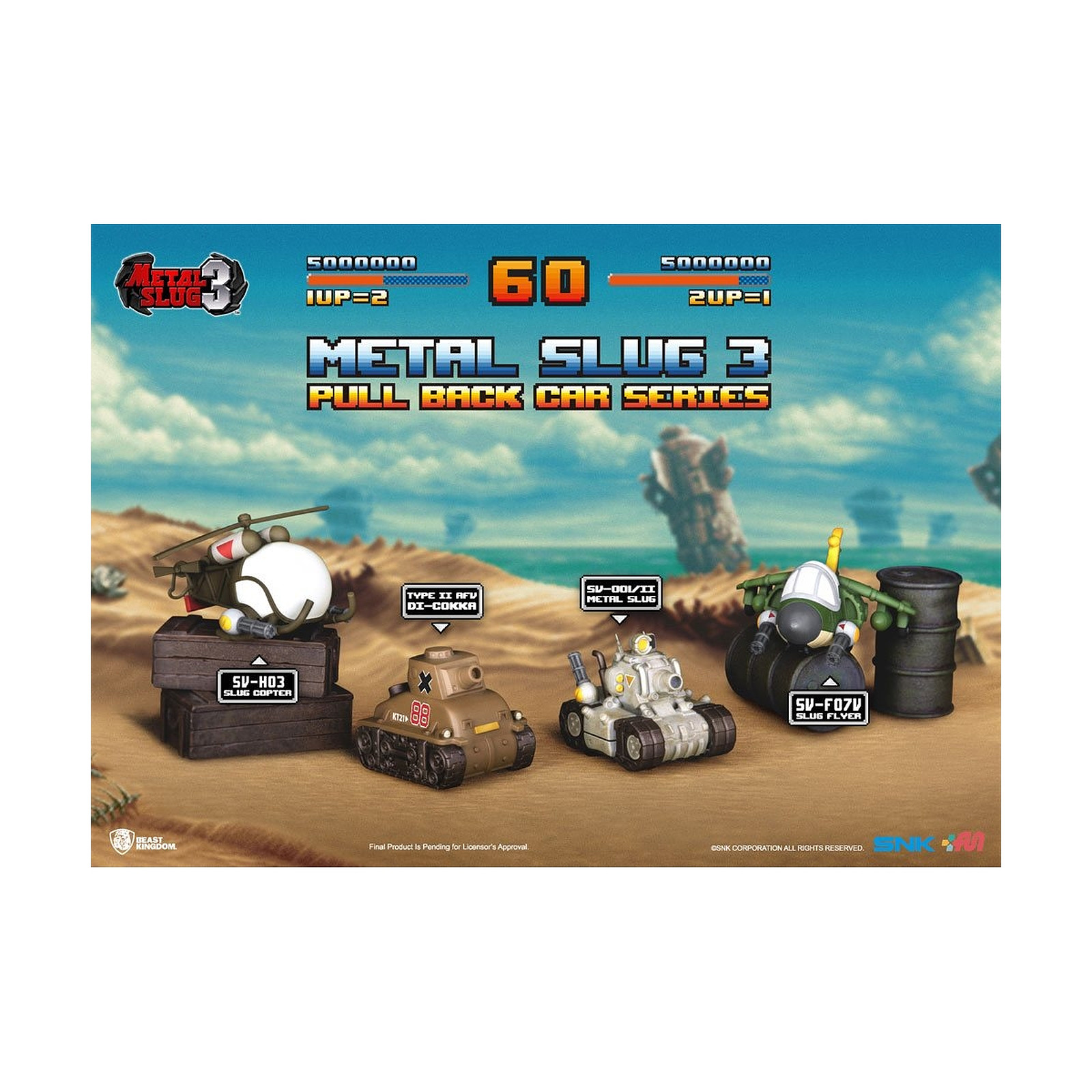 Metal Slug 3 Pull Back Car Series