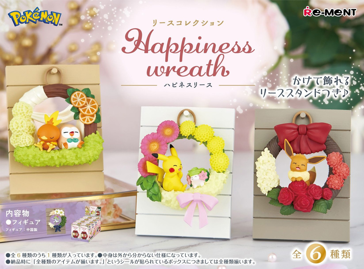 Re-Ment Pokemon Happiness Wreath