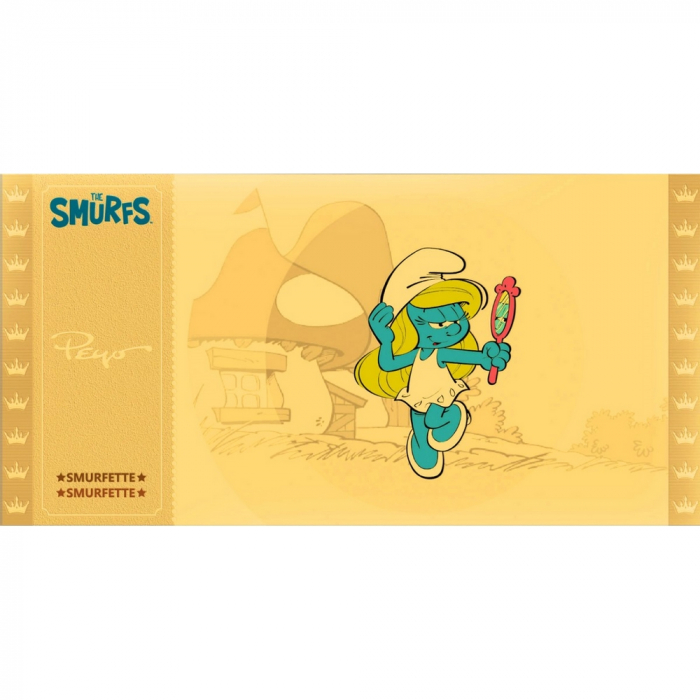 GOLDEN TICKET SMURFS/SCHTROUMPF SCHTROUMPFETTE