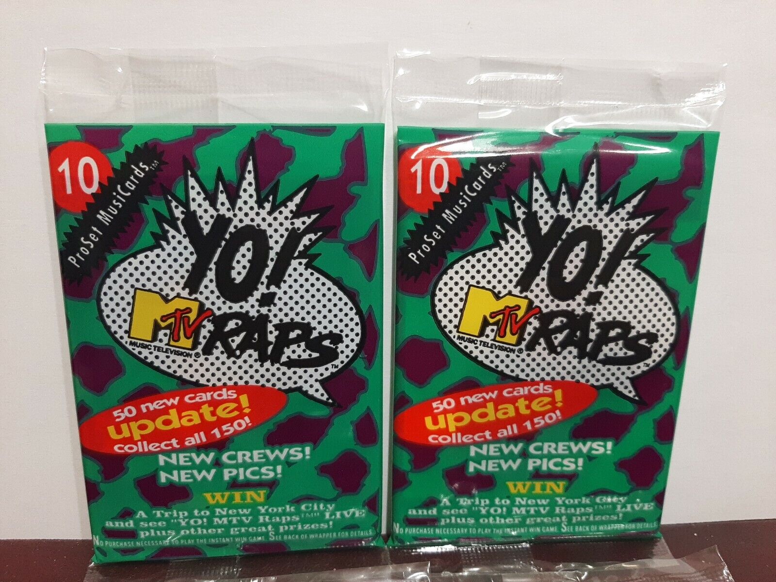 Trading Cards Yo! MTV RAPS Proset Musicards (1991)