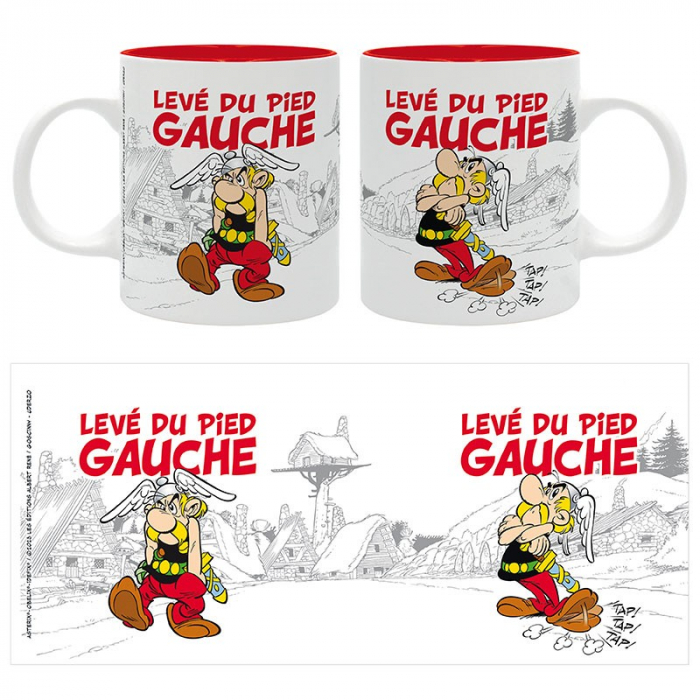 Tasse mug ASTERIX ET OBELIX Levé du pied gauche