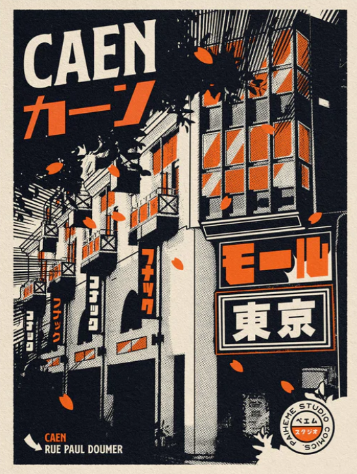 POSTER Caen in Japan (paiheme store)