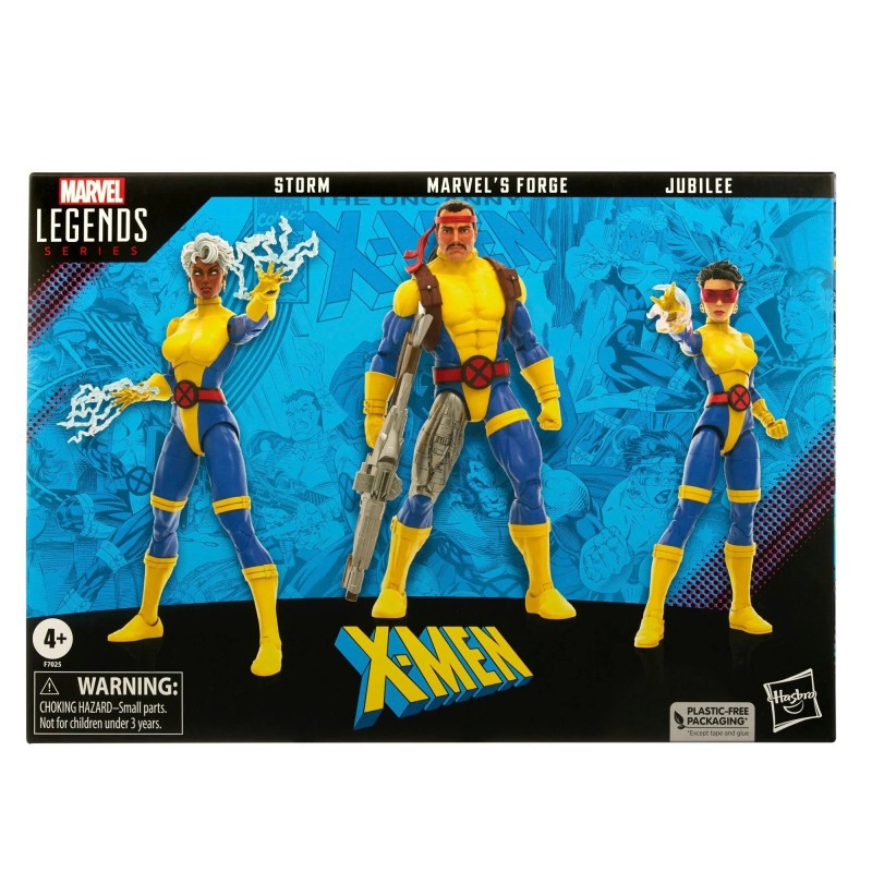 Marvel Legends Storm, Forge & Jubilee 3-Pack