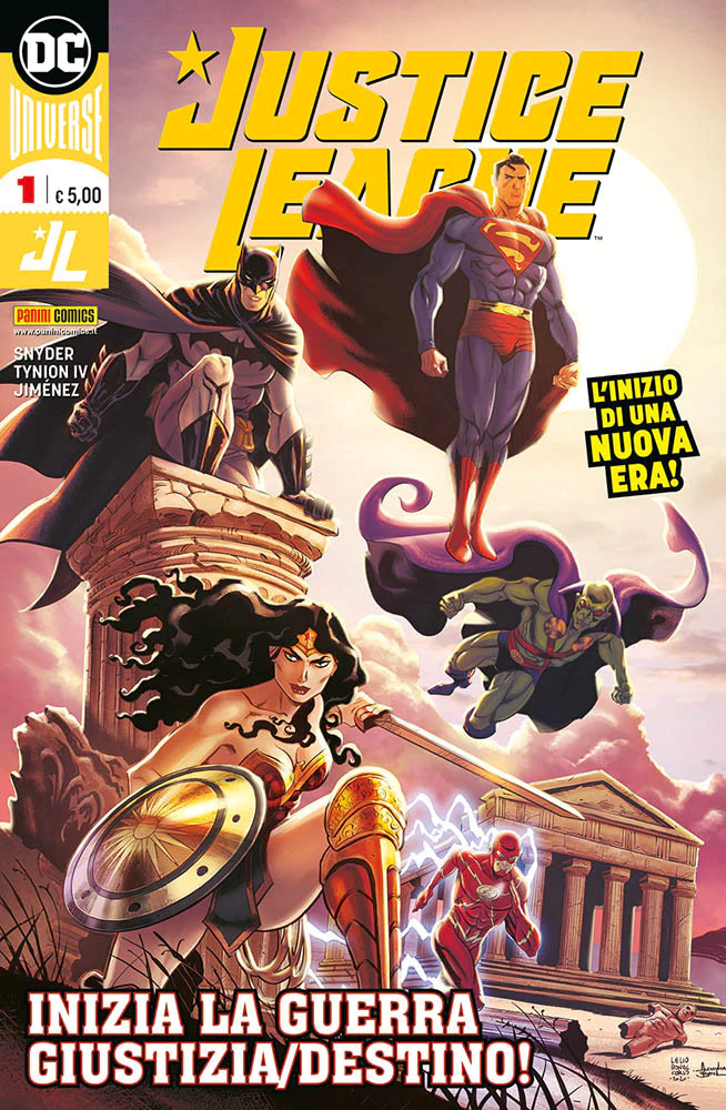 JUSTICE LEAGUE #1 CVR BONACCORSO - PANINI ITALIA