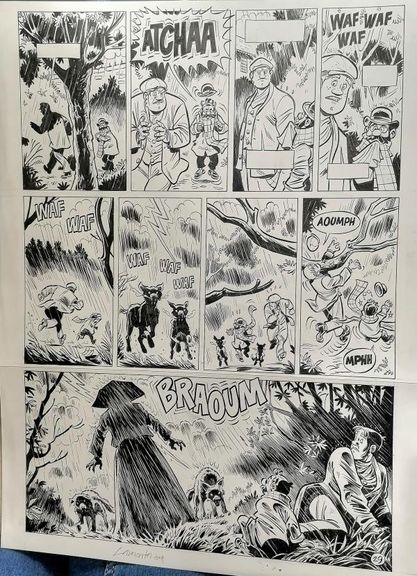 PLANCHE ORIGINALE DE SHELTON & FELTER DE JACQUES LAMONTAGNE