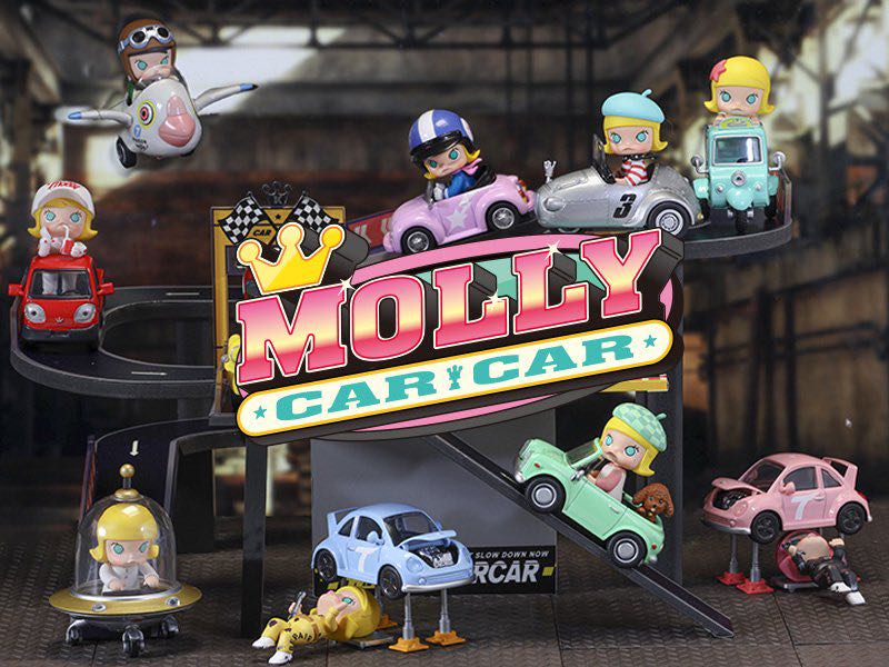 Pop Mart x Molly Car Car Series