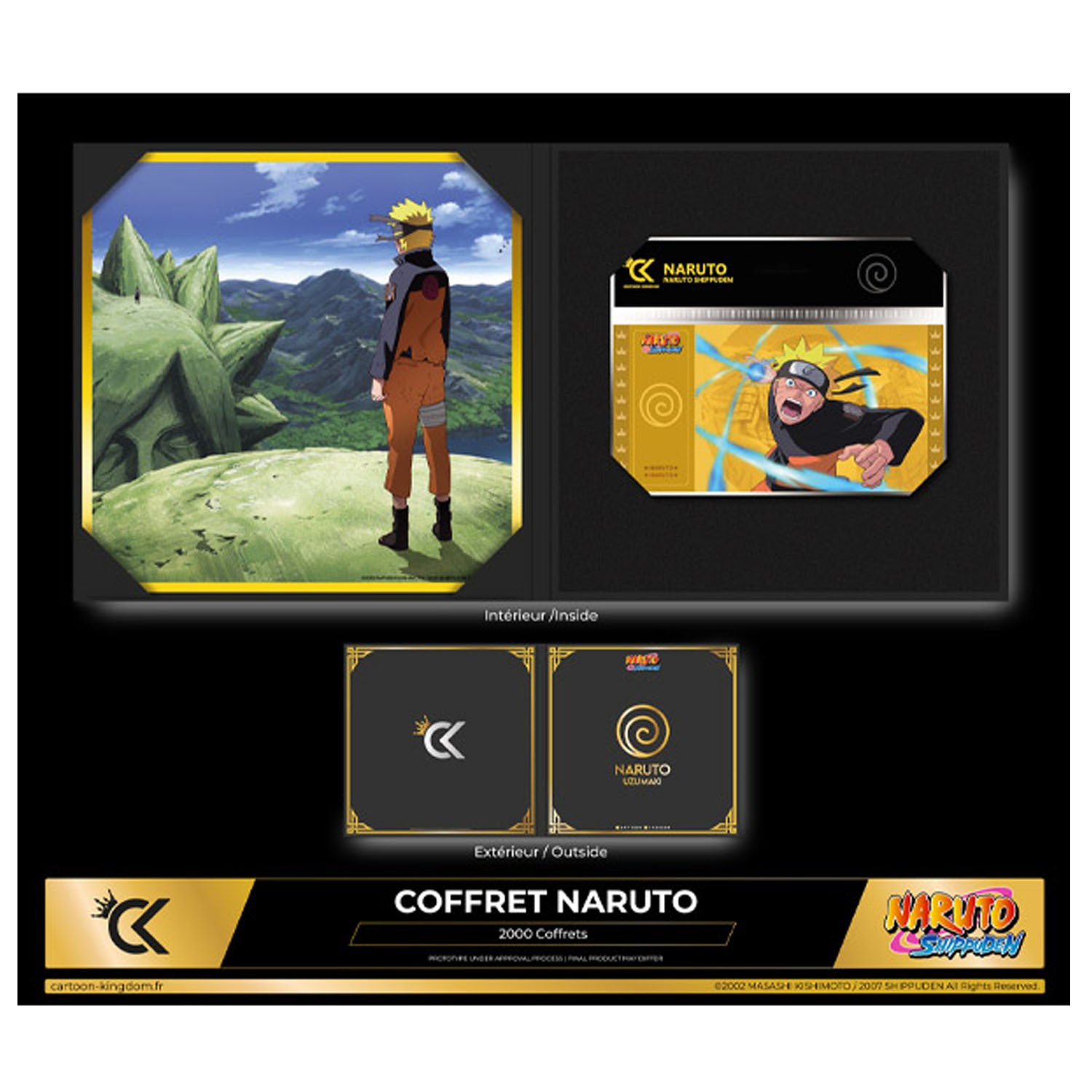 Coffret Naruto Golden Ticket & Shikishi