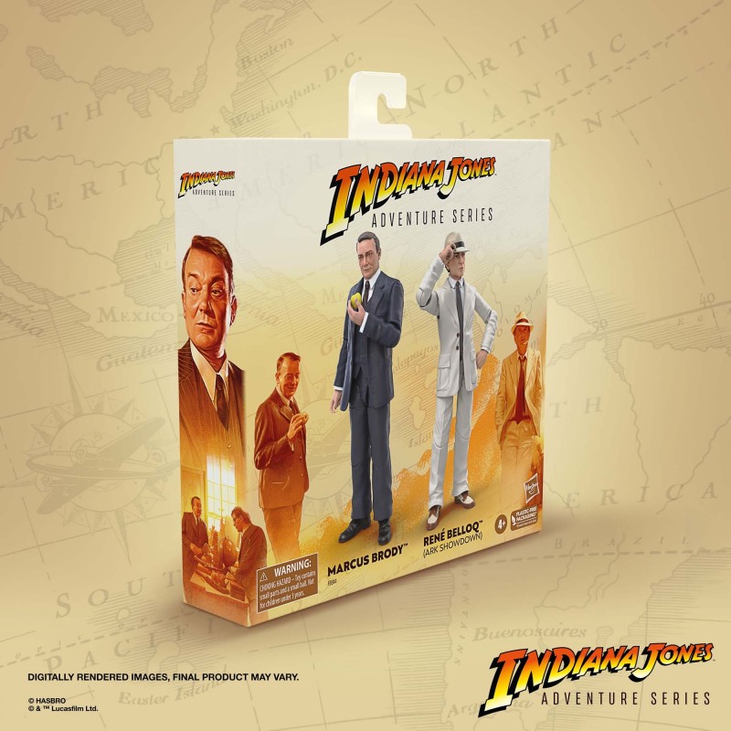 Indiana Jones Adventure Series Marcus Brody & René Bellocq (Ark Showdown)