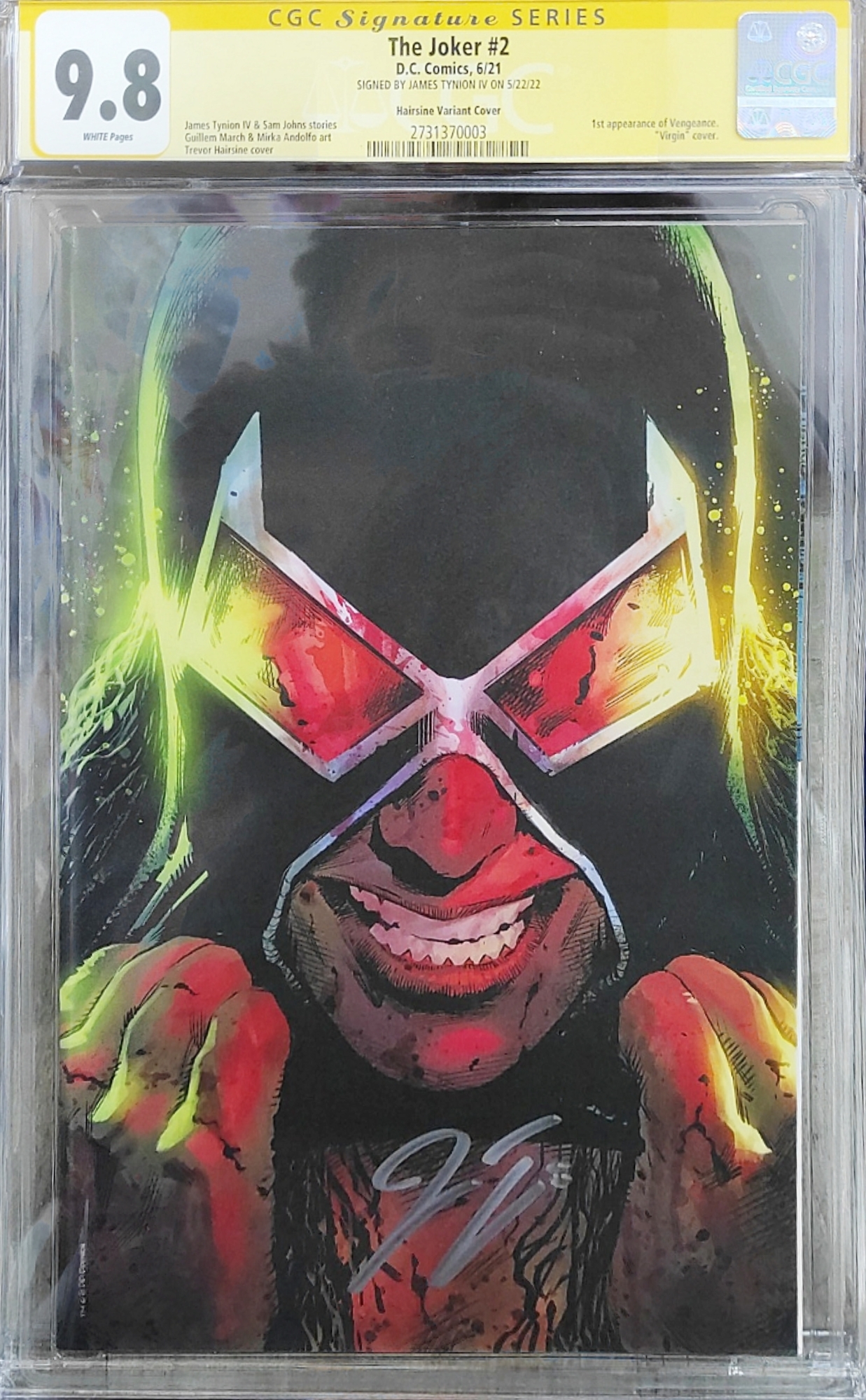 THE JOKER #2 SIGNED 9.8