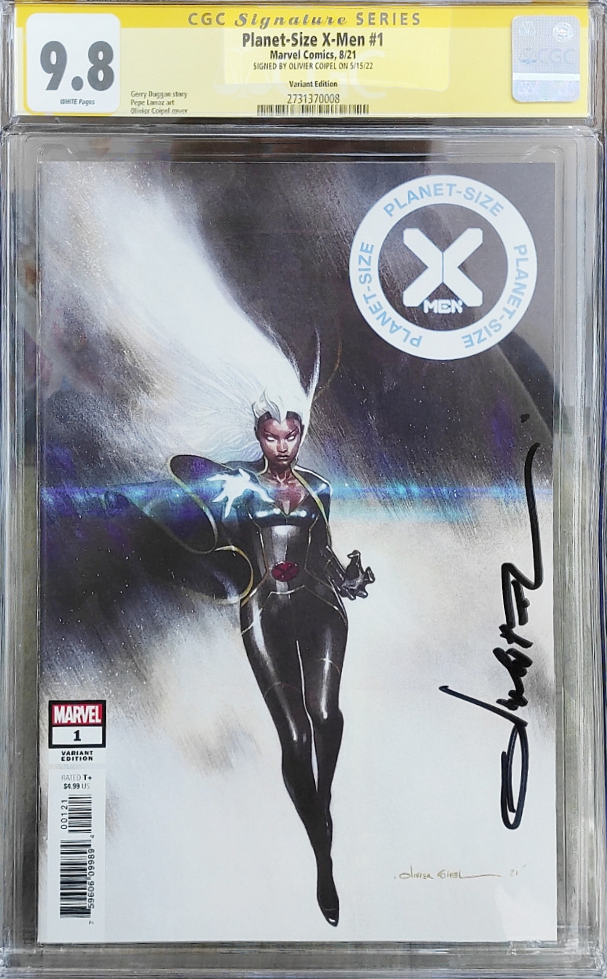 PLANET-SIZE X-MEN #1 SIGNED 9.8