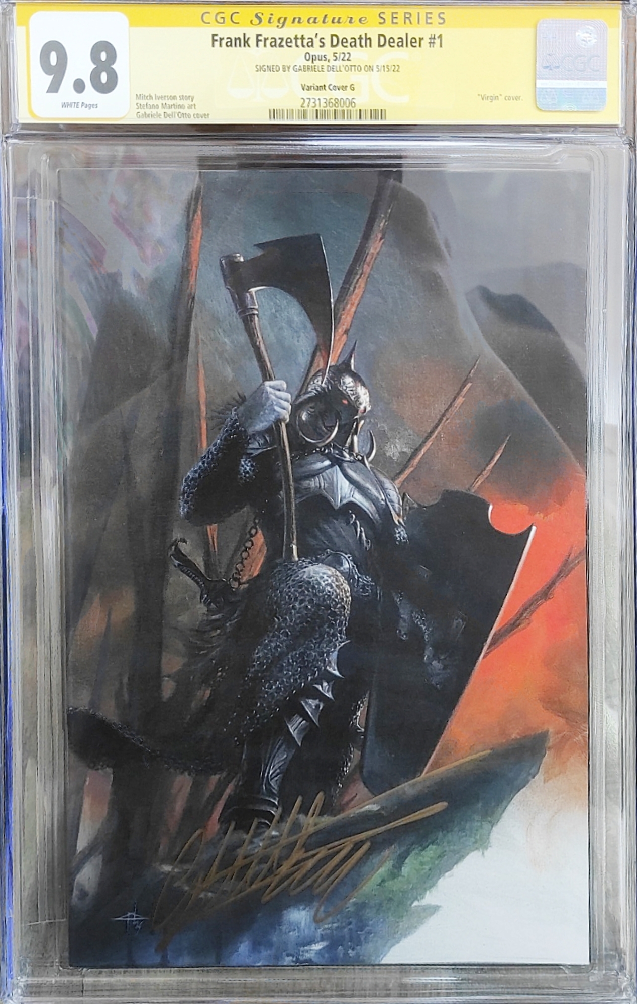 FRANK FRAZETTA'S DEATH DEALER #1 SIGNED 9.8