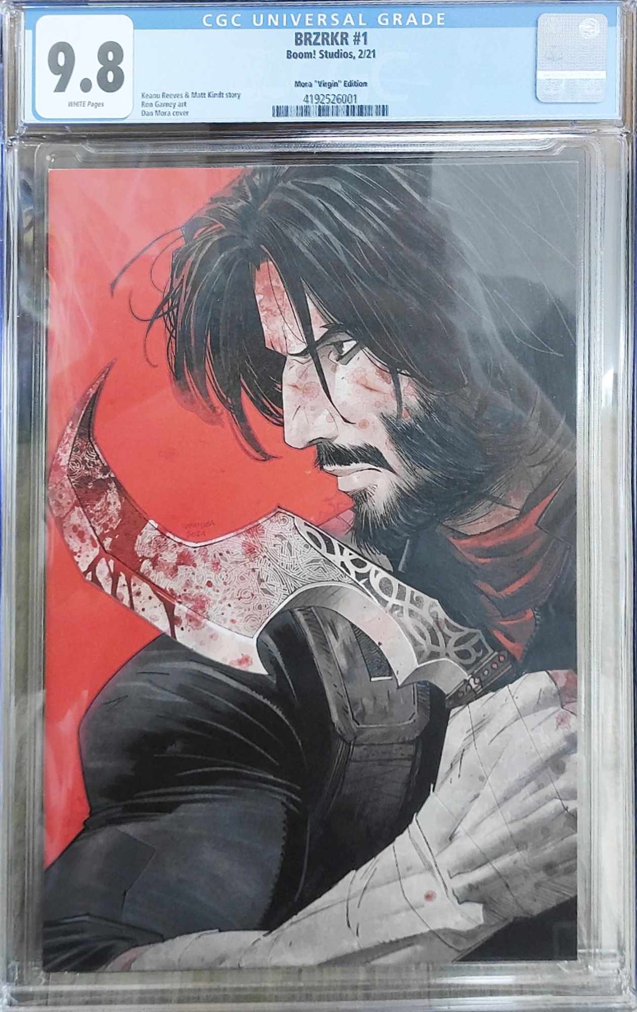 BRZRKR #1 GRADED 9.8