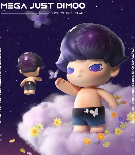 Pop Mart x Mega Just Dimoo 400% Mika Ninagawa