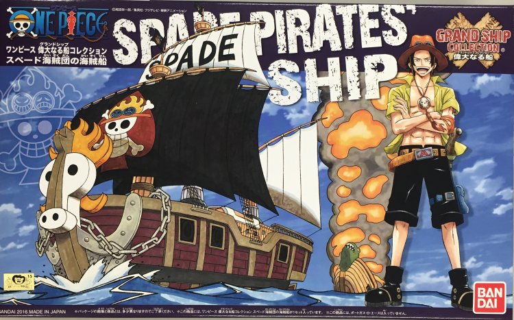 One Piece Maquette Grand Ship Collection Spade Pirates Ship