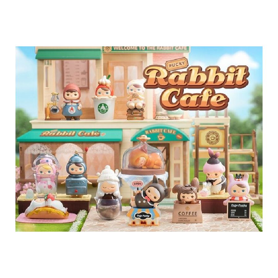 Pop Mart x Pucky Rabbit Cafe