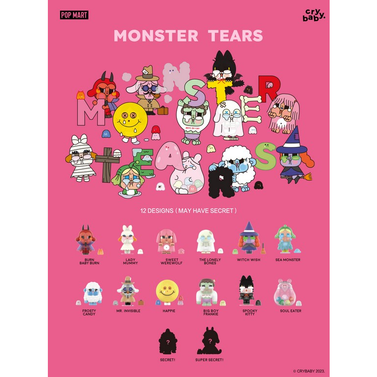 Pop Mart x Cry Baby Monster Tears