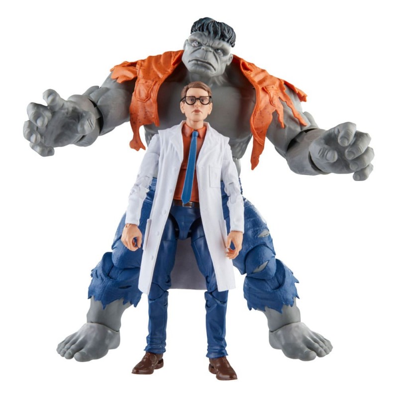 Marvel Legends Gray Hulk And Dr. Bruce Banner 2-Pack