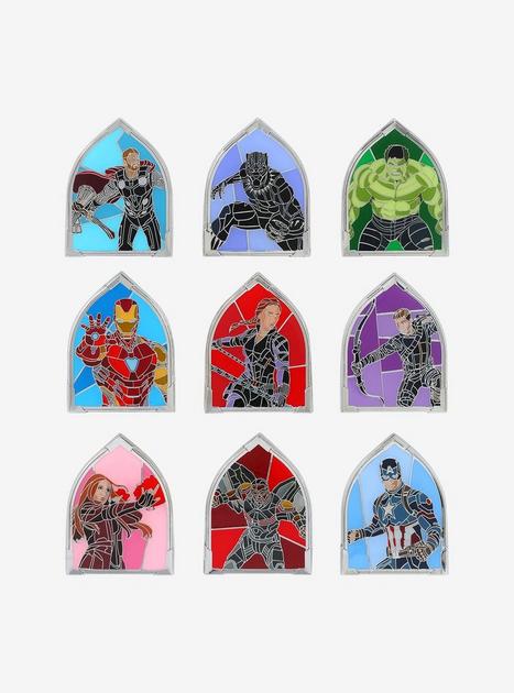 Blind Box Pin's Marvel Stain Glass Infinity Saga