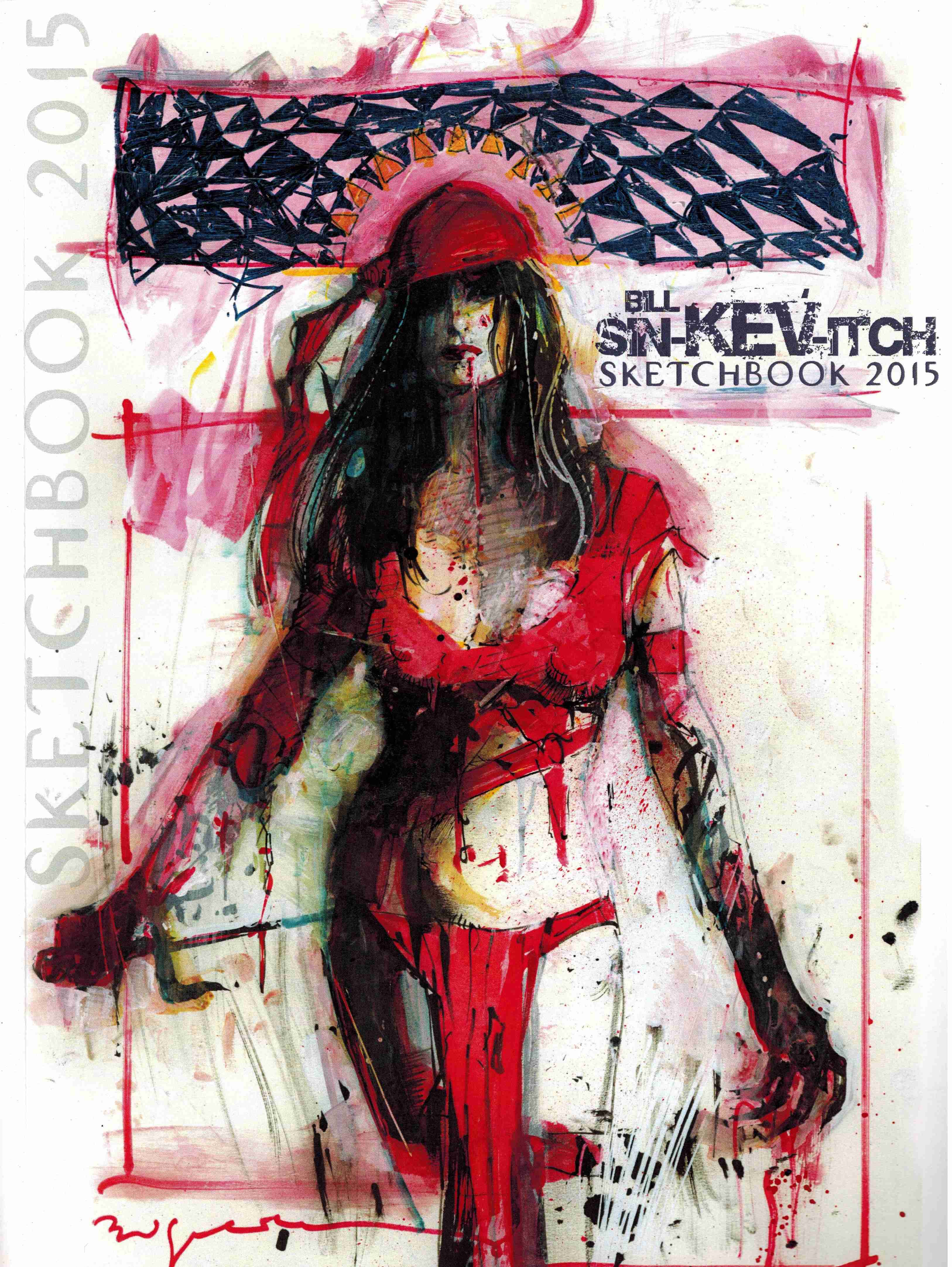 BILL SIENKIEWICZ SKETCHBOOK 2015