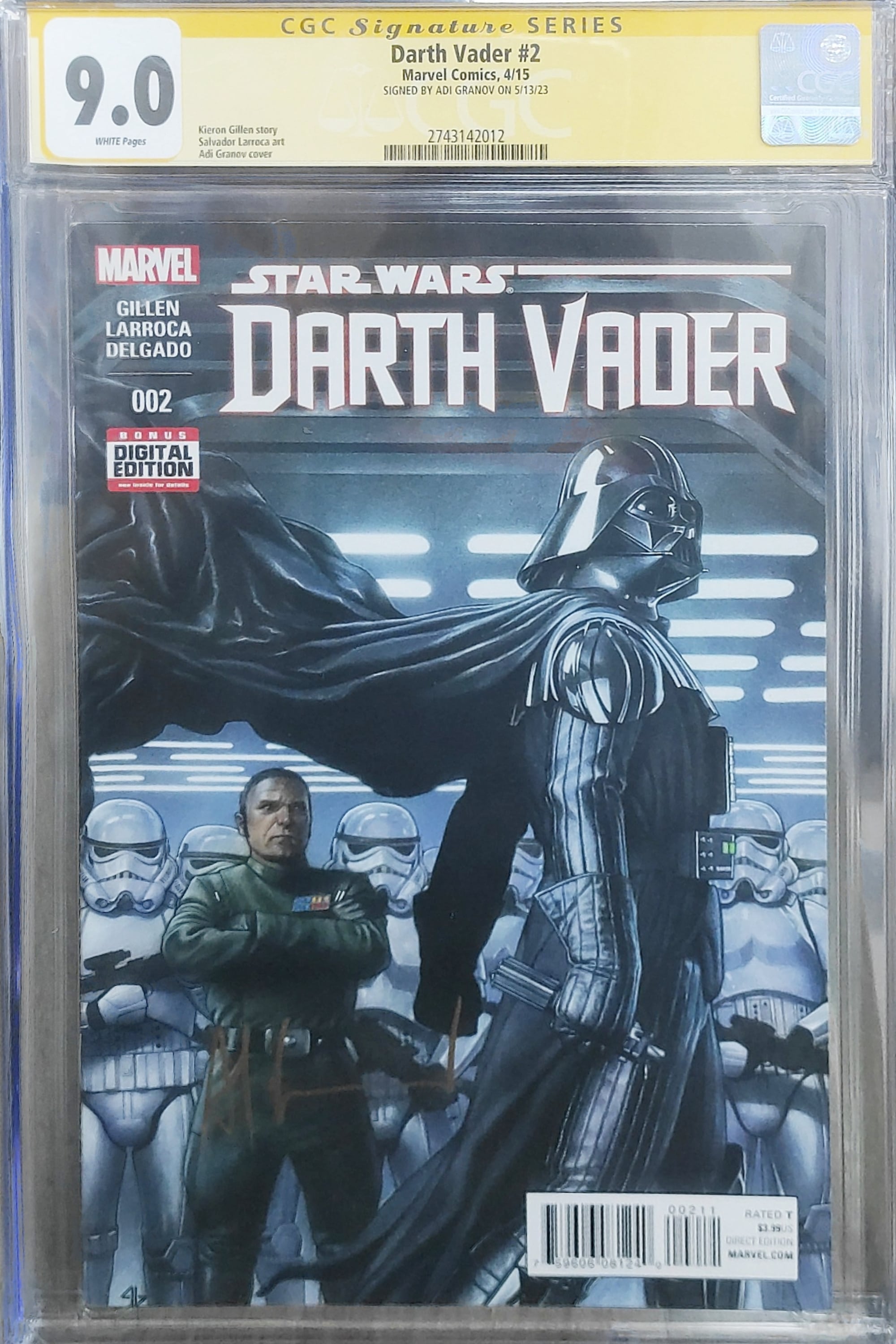 DARTH VADER #2  ADI GRANOV COVER 9.0