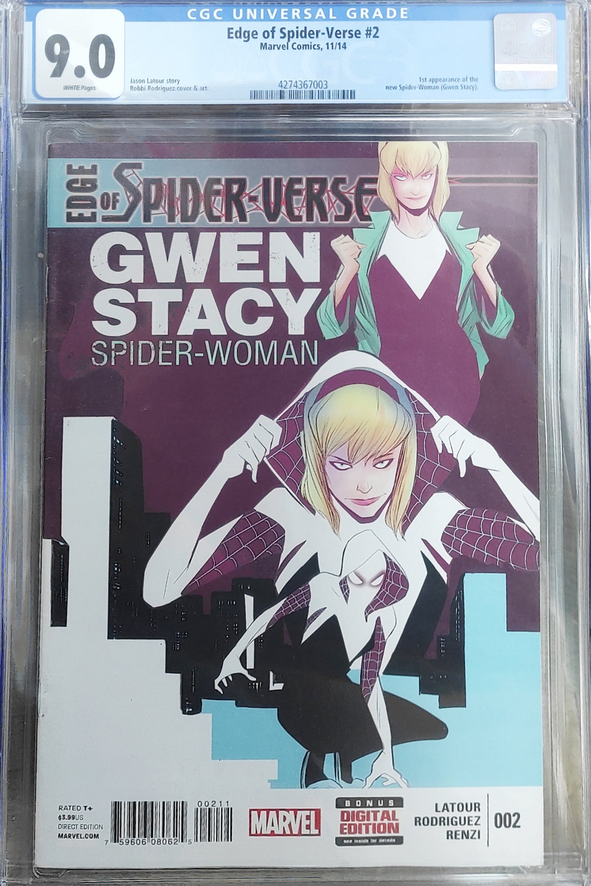 EDGE OF SPIDER-VERSE #2  9.0