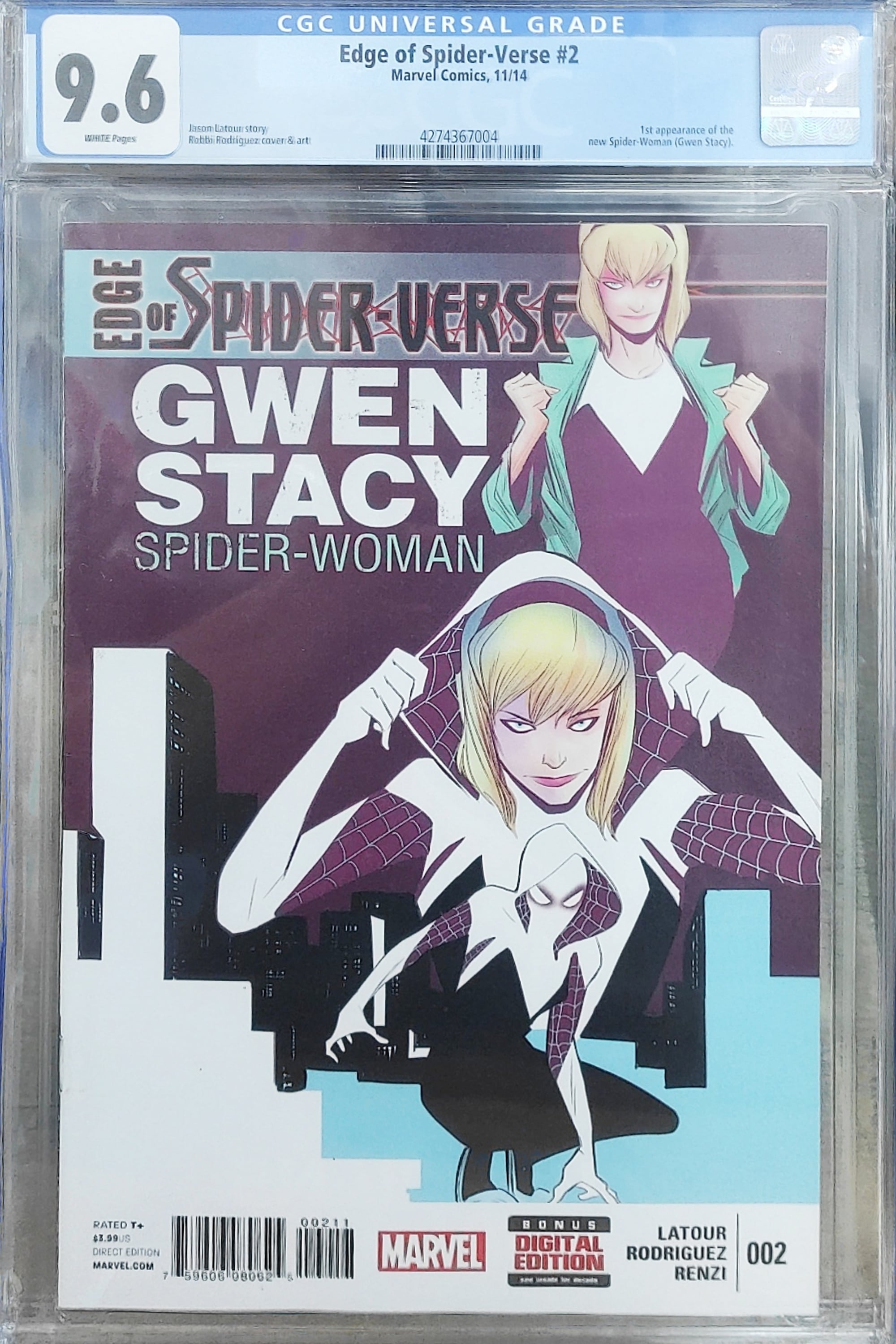 EDGE OF SPIDER-VERSE #2  9.6