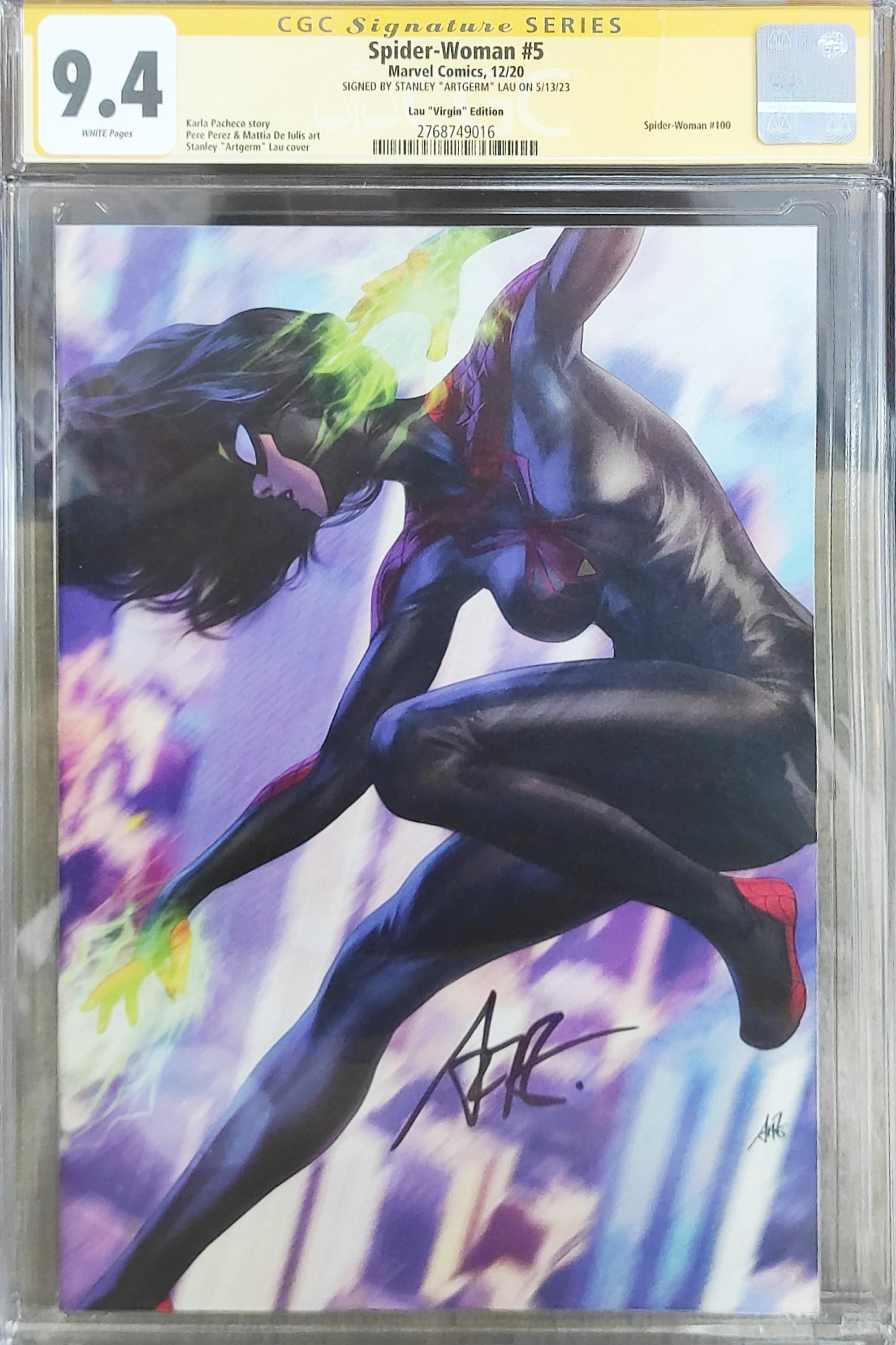 SPIDER-WOMAN #5 ARTGERM VARIANT 9.4