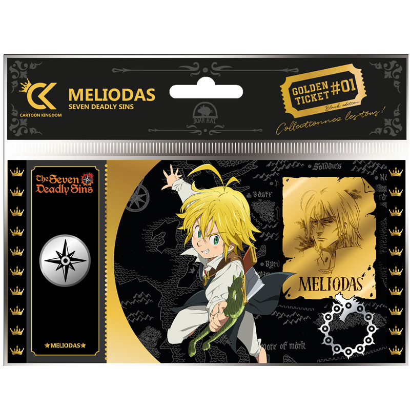 Black Ticket Seven Deadly Sins Meliodas #01