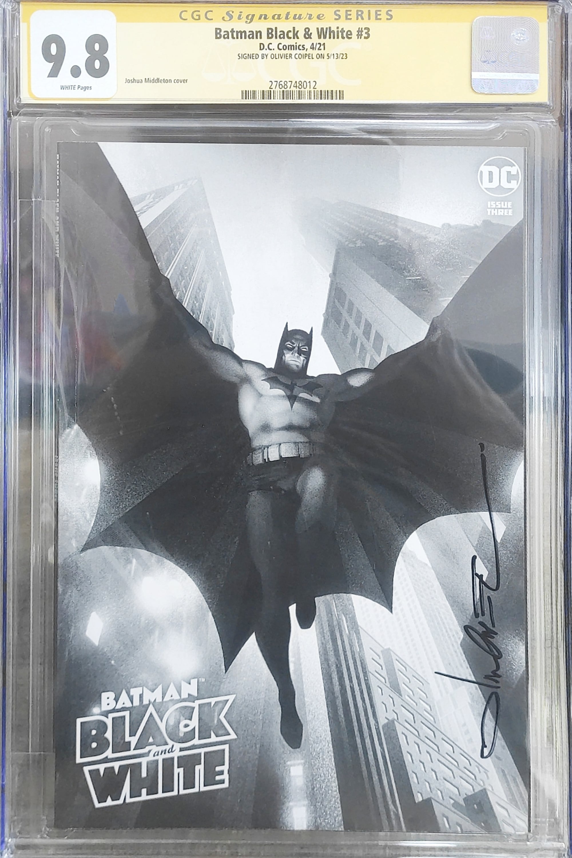 BATMAN BLACK & WHITE #3   9.8