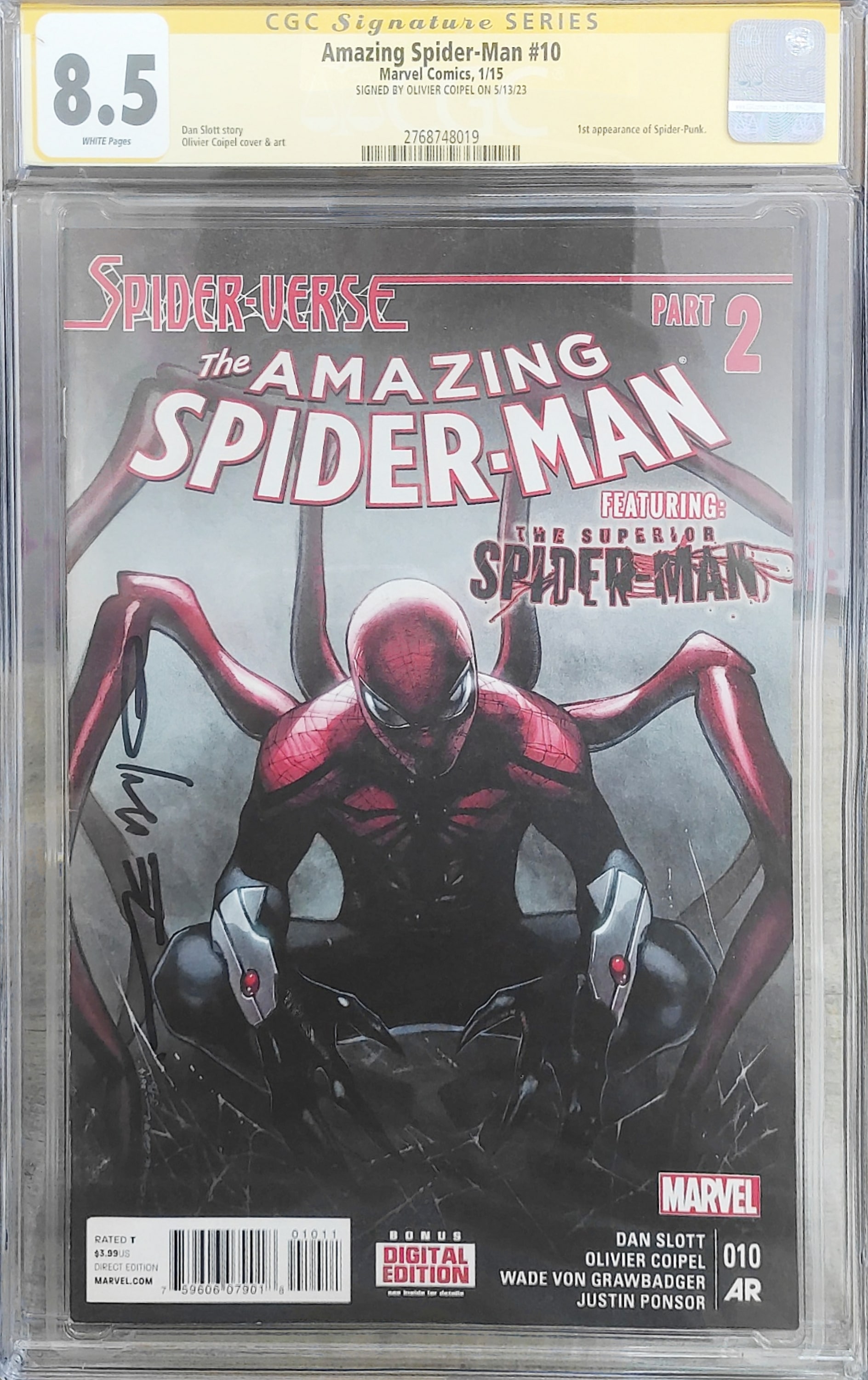 AMAZING SPIDER-MAN #10 FIRST EDITION 8.5