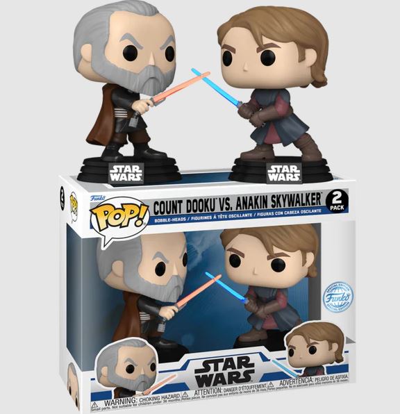 2-Pack Count Dooku Vs Anakin Skywalker