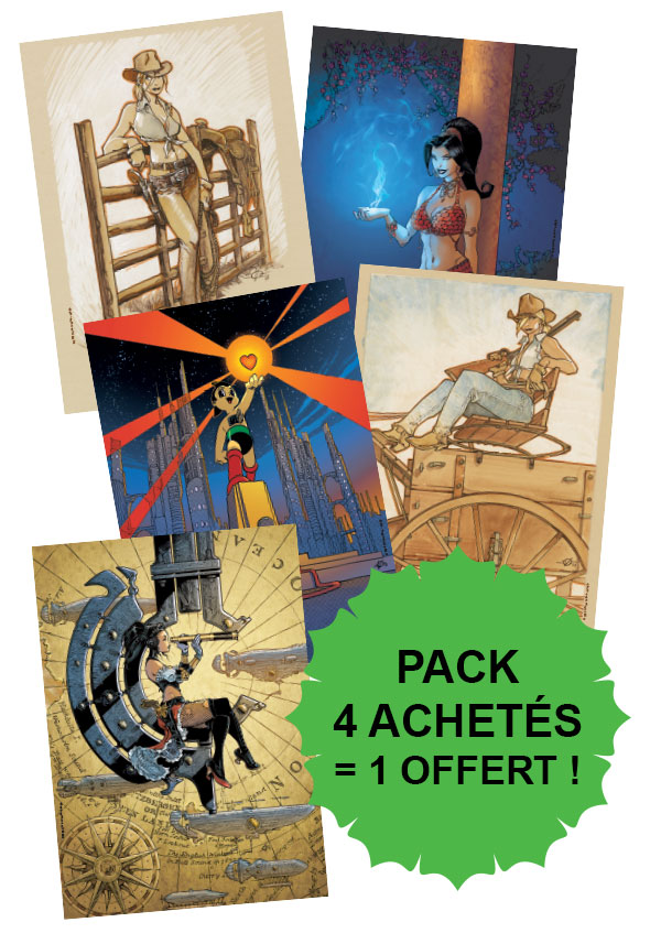 PACK DES 5 PRINTS EXCLUSIF BY OLIVIER VATINE